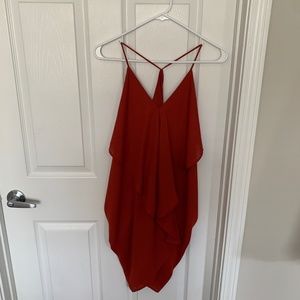 Red Mahina Mini Dress